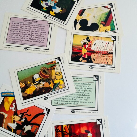 Disney Impel Collector Cards 1991 World Tour Fave Stories Family Portrait Lot 40 - Picture 7 of 7